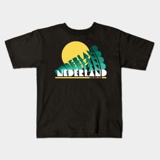 Retro Nederland Colorado Sun Kids T-Shirt